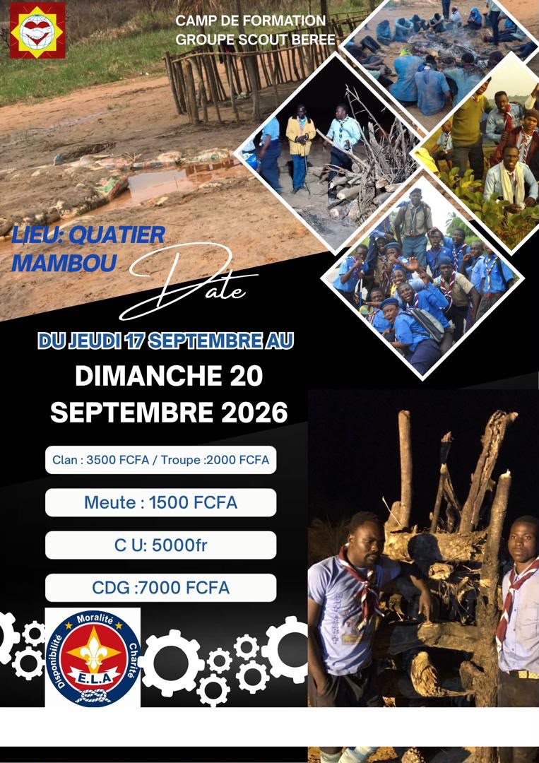 CAMP DE FORMATION DU GROUPE 1 BEREE